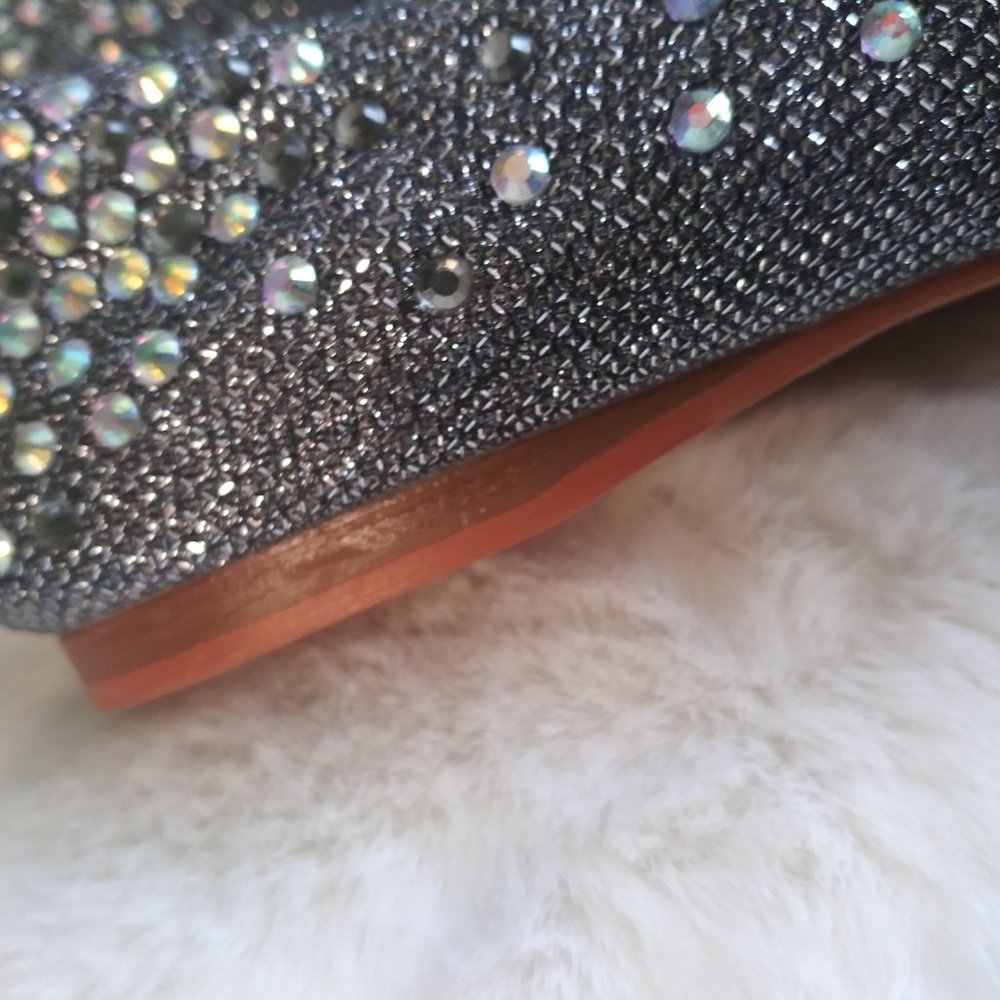 All-Over Rhinestone Studded Flats - Picture 5 of 9